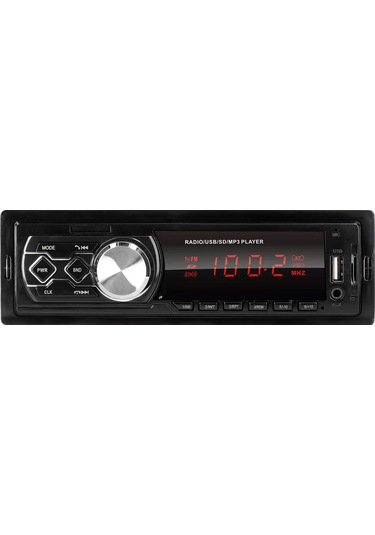 Shineyee Tek Elle Araç Stereo: Bluetooth, Mp3 Çalar, Am/fm Radyo, Eller Serbest Arama, Usb/tf Kart/aux Girişli, Uzaktan Kumandalı