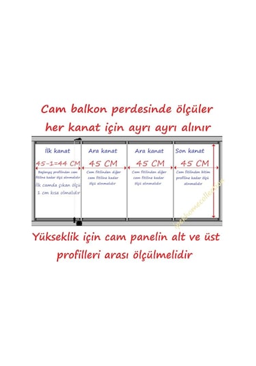 Cam Balkon Plise Perde İthal Vip Serisi, 9 Renk, Alüminyum Kasa (442549120)