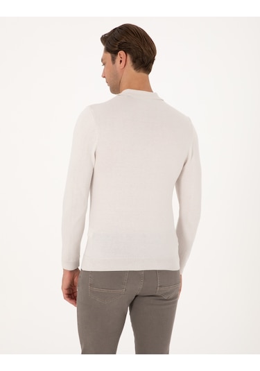 Pierre Cardin Erkek Taş Kazak /triko 50314189-vr049 Taş