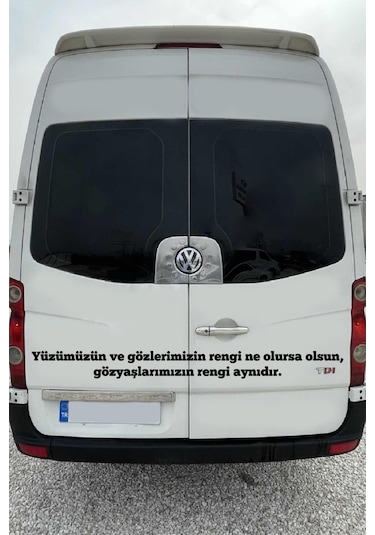 Oto Cam Yazı Sözleri Ticari-servis-dolmuş-panelvan Uzun Sticker Model 23