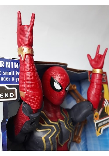 Spıderman Oyuncak Ahtapot Kollu 29cm Örümcek Adam Sesli Işıklı