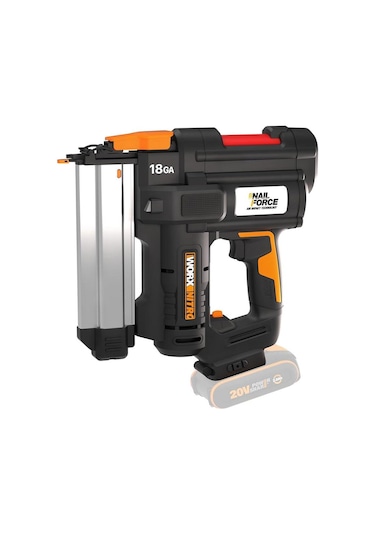 Worx WX842.9 20V 15-50 MM Profesyonel Şarjlı Çivi Çakma Makinesi + 2700 Adet Yedek Çivi