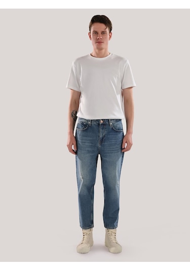 Colin's 057 Milas Loose Relaxed Fit Mavi Erkek Jean Pantolon CL1063556_Q1.V1_DN42582