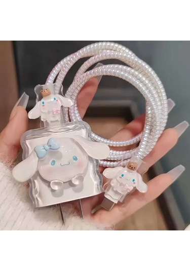 Iphone 18w/20w Uyumlu Şarj Kablosu Ucu Ve Şarj Başlığı Kılıfı Melody