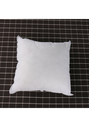 Geeksen Beyaz Kare Yastık İç Dolgusu, Koltuk/yatak İçin, Polyester Pamuk, 40x40cm/45x45cm Seçenekli Diğer