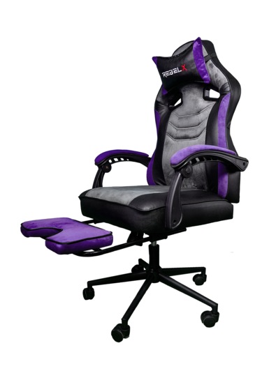 Oyuncu Koltuğu Night Ayak Uzatmalı Mor Renk