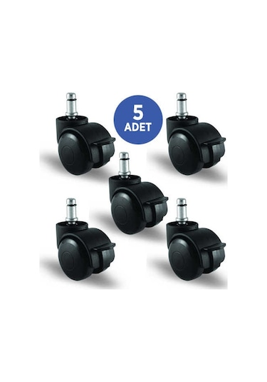 Fullreyon 5 Adet Dönerli  Tekerlek Ofis Ve Bilgisayar Koltuğu Tekeri