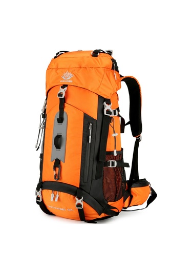 Vanaheımr-su Geçirmez Sırt Çantası Dağcılık Sırt Çantası 60l Y28266c Turuncu