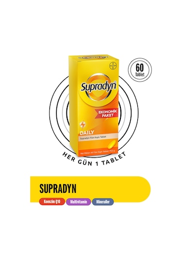 Supradyn Daily 60 Film Kaplı Tablet