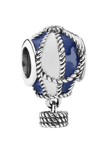 Nur Silver Mavi Balon Gümüş Charm Nur-bl01253