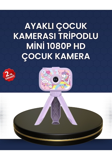 Çocuklara Özel Tripodlu Kamera 27 Çerçeve Ve 10 Ayna Efekti