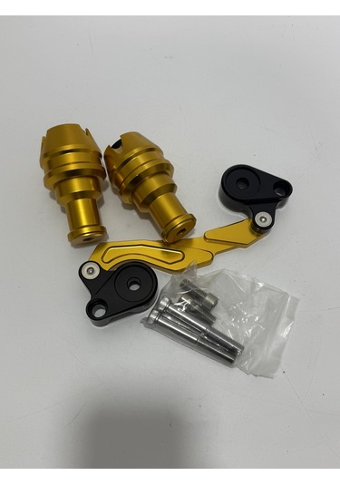 Motosiklet Universal Çiftli Egzoz Koruma Takozu