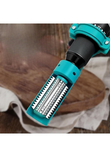 Suntek Elektrikli Balık Pullarını Ayıklama Aleti Aksesuarı Mavi