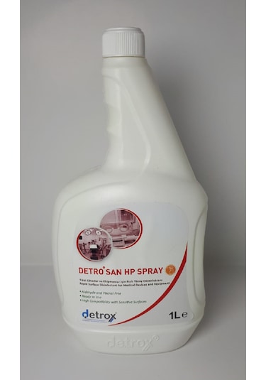 Detro San Hp Spray Tıbbi Cihazlar İçin Hızlı Yüzey Dezenfektanı 1