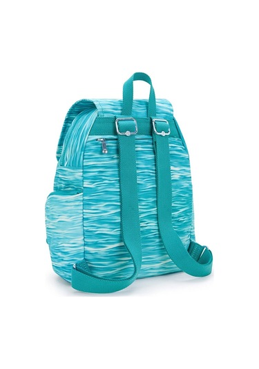 Kıplıng City Zip S Küçük Boy Sırt Çantası Yeşil Aqua Pool Yeşil