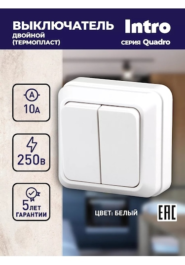 Intro Çiftli Anahtar Quadro 250v 123805941