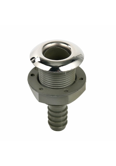 Krom Flanşlı Sintine Çıkışı. Tekne Ve Karavan Su Çıkışı. 5/8"