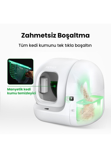 Petkit Geniş Delikli Kum Temizleyici Manyetik, Pratik Set
