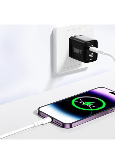 Buff Bl67 Pd 27w Type-c -lightning 3.0a 1.2m Data Ve Şarj Kablosu