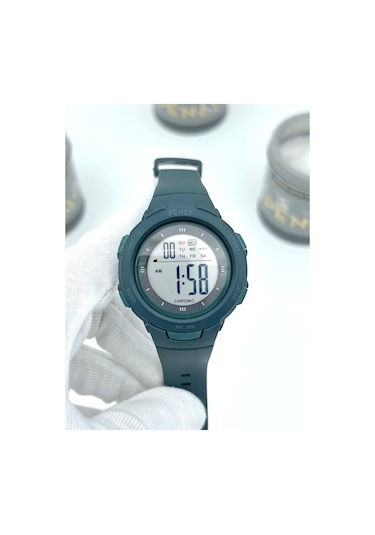 Penly Su Geçirmez Dijital Çocuk Kol Saati 8217 Model Bondi Mavisi +4 Renk Kronometre-alarmlı 5atm