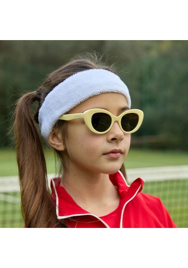 Okkialini Paris Bambina Çocuk Güneş Gözlüğü Krem 3/5 Yaş Krem