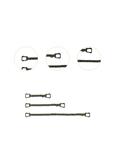 Dolıty 3x Seyahat Piknik Sırt Çantası Için Tokalı Yeşil Yeşil