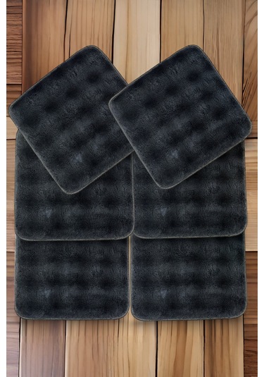 My Evilla Bubble Kaymaz Sandalye Minderi 6'lı 40x40 Antrasit