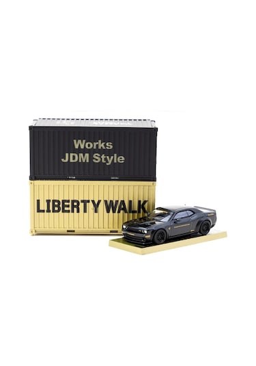 Tarmac Works 1/64 Lb-works Dodge Challenger Srt Hellcat Black Metallic - Global64