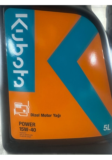 Kubota Power 15W-40 Motor Yaği 5 L