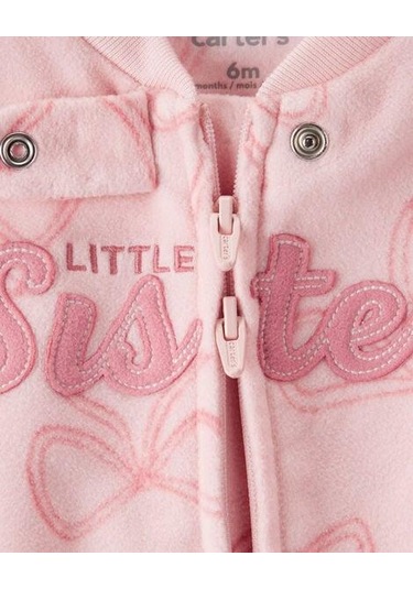 Kız Bebek Polar Tulum Ctr-1t610510 Pembe