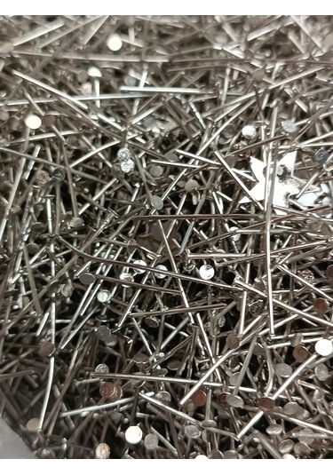 Nikel Kaplama Düz Takı Çivisi 1kg 40mm