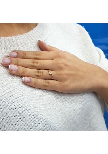 Lova G Renk 0,05 Karat Pırlanta Tektaş Yüzük - 1040406