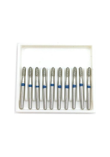 10 Adet/kutu Diş Yüksek Hızlı Bur Matkap Elmas Parlatma Diş Parlatıcı Dentla Laboratuvarı İçin Sr-42