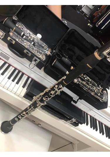 No Name Xcl302G4 Amati Stil 4 Yüzüklü Sol Klarnet Seti-Çantalı