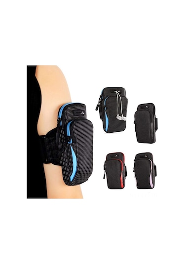 Youtek Pembe Yıldız Desenli Spor Kolluk Çantası - Su Geçirmez Universal Telefon Koruyucu Kolluk, Koşu, Bisiklet, Spor Ve户外活动 İçin Uygun Pembe