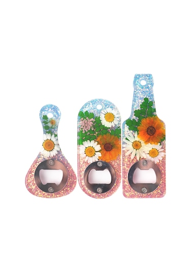 Silikon Bira Şişe Açacağı Kalıbı Kendin Yap El Sanatları Reçine Dökümü İçin Şişe Açacağı Tornavida Vidaları İle Kalıp Yapımı Çok Renkli