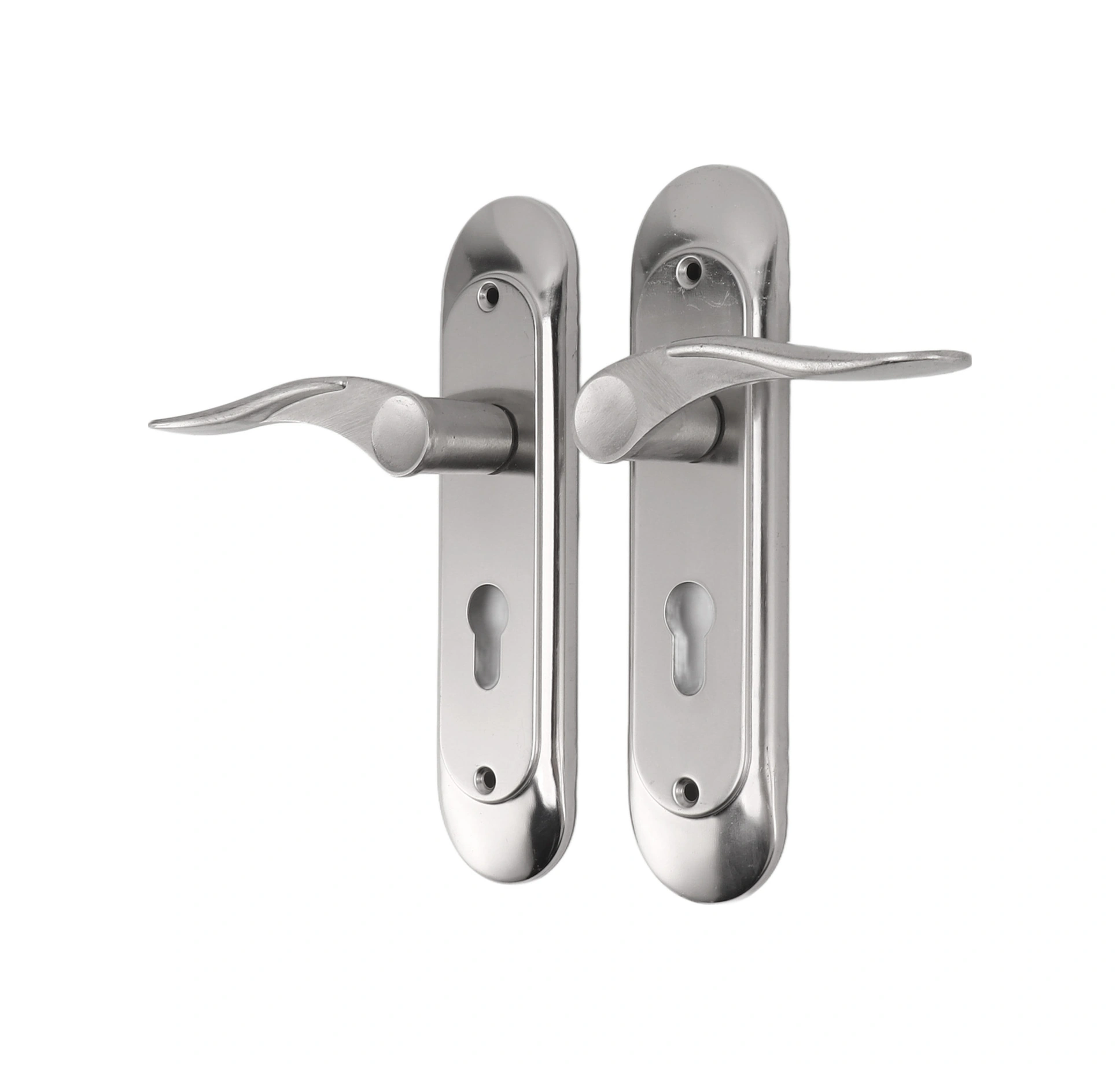 Geeroyoo Stainless Steel Odun Kapı Kilidi - Ev İçi Yatak Odası Kilit Seti, Dayanıklı Konstruksiyon, Kolay Kurulum, Ev Genel Kullanım