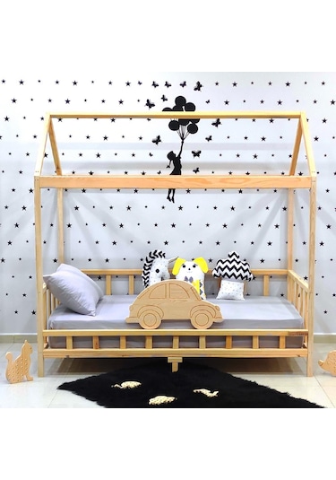 Markaawm Markaawm Montessori Yatak Luxury Arabalı Çocuk Karyola