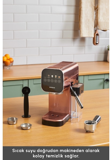 Karaca Mycaffee Barista S20 Entegre Süt Hazneli Otomatik Espresso Ve Latte Makinesi