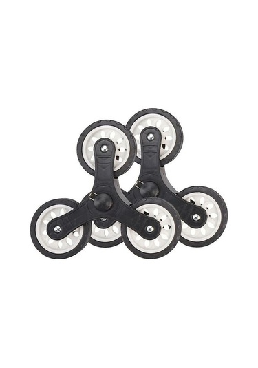 Novahub Merdiven Tutarı Alışveriş Sepeti Yedek Tekerlekler, Çamaşır Sepeti Tekerleri, Ev Donanımı Char Tekerleri -