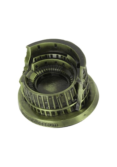 Kangvka Bronz Romen Koloseum Modeli - Demir Heykel Dekorasyon - Ev Mutfak Ofis Dekoru - Turizm Hatıra Hediyesi