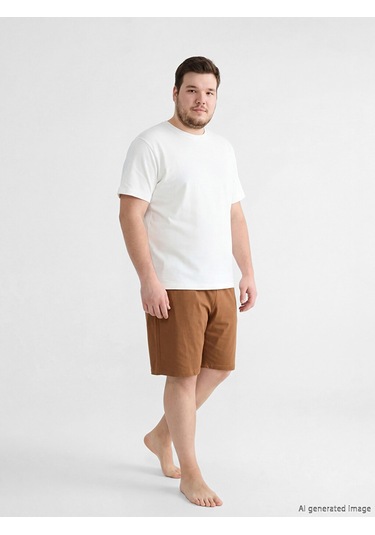 Lc Waikiki Lc Waıkıkı Bej Standart Kalıp Erkek Pijama Alt Şort