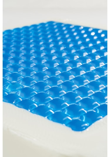 Double Jelli Visco Tekerlekli Sandalye Minderi Visko Kare Oturma Minderi 45 43 7cm