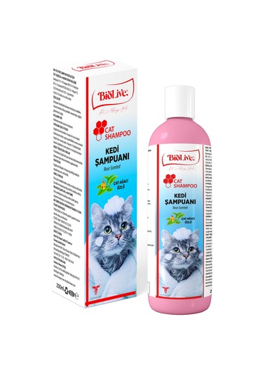 Biolive Kediler İçin Çay Ağacı Özlü Şampuan 200 ML