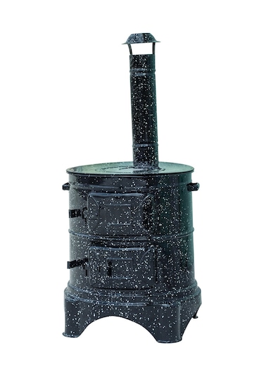 Conforde Emaye İki Kapaklı Mangal, Saç Kavurma Ve Kamp Sobası