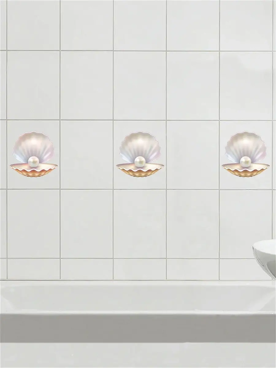 Blue Stone Banyo İçin İç Mekan Duvar Çıkartmaları 18957133 Beyaz