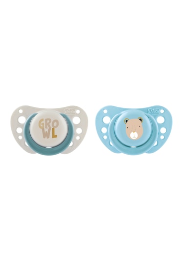 Chicco Soother Aır Lıghtblue Sıl 2-6m 2pcs 00075031320000 Açık Mavi - Bej