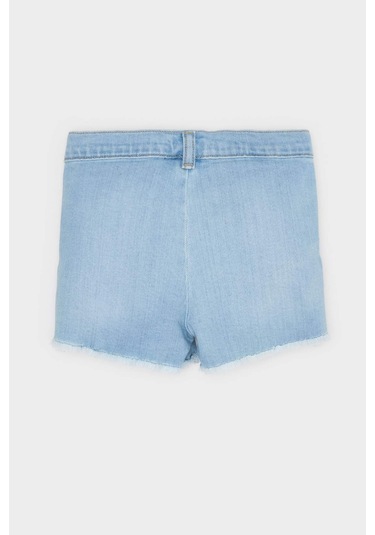 DeFacto Kız Bebek Jean Şort B8152A525SMBE394 Mavi