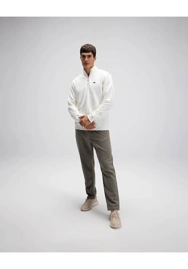 Ellesse Yarım Fermuarlı Beyaz Erkek Sweatshirt Em580 Beyaz Ellesse Yarım Fermuarlı Beyaz Erkek Sweatshirt Em580 Beyaz