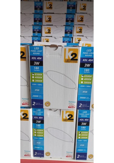 K2 10 Adet 3w Beyaz Işık 6500k
